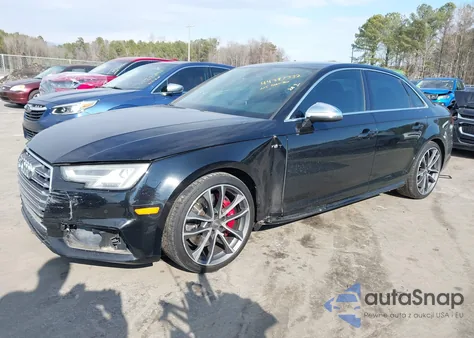 2018 Audi S4 3.0T Premium Plus from USA, damaged, VIN WAUB4AF4XJA002683